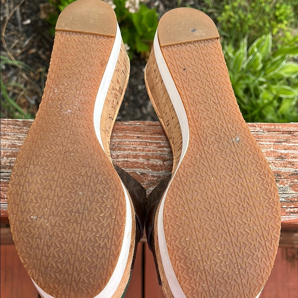 Michael Kors Brown Slide Sandals - Picture 4 of 4